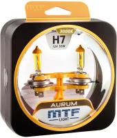 Комплект галогенных ламп MTF H7 Aurum 2шт