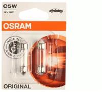 Лампа 12Vx5W OSRAM 2шт комплект