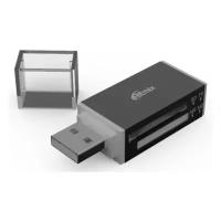 Картридер Ritmix CR-2042 usb 2.0 microSD-TF, SD, MS, M2 - чёрный