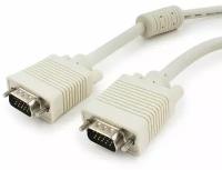 Кабель Cablexpert VGA - VGA (CC-PPVGA-5M-B), 5 м, белый