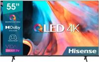 55" Телевизор Hisense 55E7HQ 2022 QLED, LED, HDR, черный