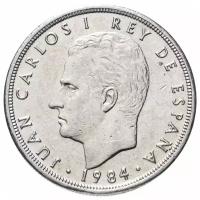 Монета Испания 5 песет 1984 год #2-7