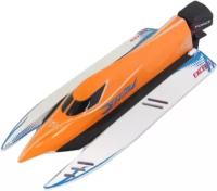 Бесколлекторный катер на радиоуправлении Speedboat (2.4G, 45км/ч, 43 см) WL Toys WL915-A-ORANGE