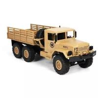 Радиоуправляемый грузовик WPL Army Truck 6WD RTR масштаб 1:16 2.4G - WPLB-16-Yellow