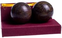 Подарки Каменные массажные шары диаметром 5 см (2 штуки)
