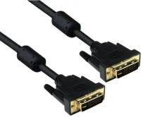 Кабель Exegate DVI dual link EX-CC-DVI2F-1.8 (25M/25M, 1,8м, 2 фильтра, позолоченные контакты)