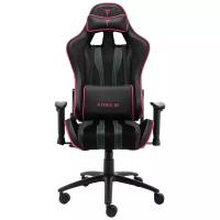 Компьютерное кресло ZONE 51 Gravity игровое, обивка: текстиль/искусственная кожа, цвет: black/pink