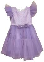 Платье ТЕХНОТКАНЬ, размер 32, фиолетовый
