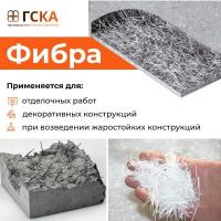 Фибра для бетона ГСКА®, фиброволокно, добавка в раствор, 24 мм (уп. 1 кг)