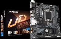 Материнская плата GIGABYTE H610M H DDR4 (rev 1.1), Socket 1700, Intel B660, 2xDDR4-3200, D-SUB+HDMI, mATX