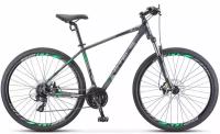 Велосипед Stels Navigator 930 MD 29 V010 (2022) 16,5 антрацитовый/зеленый (требует финальной сборки)