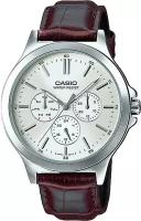 Наручные часы CASIO Standard, серый, коричневый