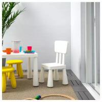 MAMMUT Детский стул для дома/улицы IKEA, белый (90386677)
