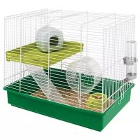 Клетка для грызунов Ferplast Hamster Duo, зеленый, 46*29*37,5 см