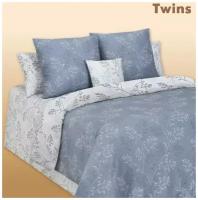 Постельное белье из сатина Cotton Dreams «Twins (Milan Light твил-сатин) твинс» (евростандарт 200 x 220)