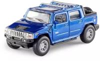 Машина Hummer H2 SUT 2005 синяя металл инерция Kinsmart KT5097W-3