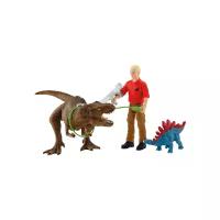 Игровой набор Schleich Атака Тиранозавра Рекса 41465, 4 дет