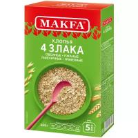 Хлопья Макфа 4 злака 400г