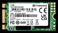 Твердотельный накопитель/ Transcend SSD 430S, 1024GB, M.2(22x42mm), SATA3, 3D TLC, R/W 560/520MB/s, IOPs 85 000/85 000, DRAM buffer 512MB, TBW 560, DWPD 0.3 (5 лет)