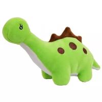 Мягкая игрушка ABtoys Dino Baby Динозаврик зеленый, 20 см, разноцветный