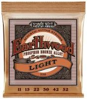 Струны для акустической гитары ERNIE BALL 2148 Earthwood Phosphor Bronze Light 11-52