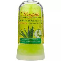 RASYAN Дезодорант Aloe-Vera & Green tea, кристалл (минерал)