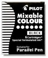 Чернила Чернильный картридж PILOT Parallel Pen черные 6 шт/уп IC-P3-S6 B