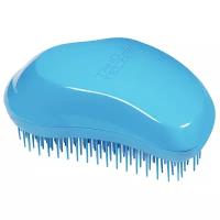 Tangle Teezer Thick & Curly Azure Blue - Тангл Тизер Расчёска для густых и вьющихся волос (ярко-голубая), 11,5 х 7,5 х 4,5 см -