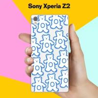 Силиконовый чехол на Sony Xperia Z2 Мишки / для Сони Иксперия Зет 2