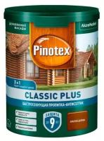 Пропитка PINOTEX CLASSIC Plus RU Красное дерево 0,9л NEW