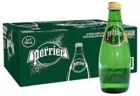 Вода минеральная Perrier (Перье) 24 шт по 0,33 стекло, с газом