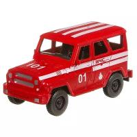 Инерционная машина YAKO "Автобус пожарный Yako Toys" (В95578)