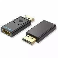 Переходник Vention HBKB0 DisplayPort 20M > HDMI F