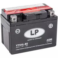 Аккумулятор Landport MB YTX4L-BS, 12V, AGM