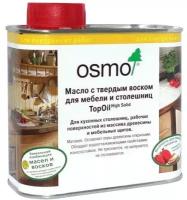 Масло Osmo с твердым воском для мебели и столешниц TopOil, 3068 Натур, 0,5 л