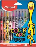 Фломастеры Maped Color'peps monster 12 цветов (845400)