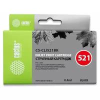 Картридж cactus CS-CLI521BK, 820 стр, черный