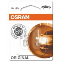 Лампа 12V W1,2W 1,2W W2x4,6d Osram Original Line 2 шт. блистер 2721-02B