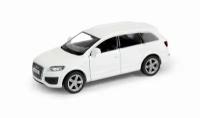 Машина металлическая RMZ City серия 1:32 Audi Q7 V12, инерционный механизм, двери открываются, белый цвет. 554016WH