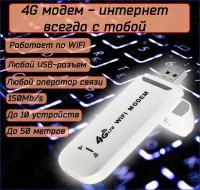 WIFI Модем с функциями роутера Rapture UF902-21 4G LTE USB, белый