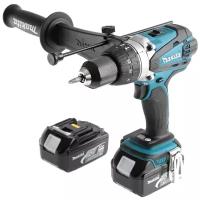 Аккумуляторная ударная дрель-шуруповерт Makita DHP458RFE