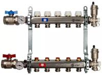 Stout Коллектор из из нержавеющей стали в сборе без расходомеров 5 выходов