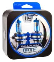 Галогеновые лампы MTF light Palladium H4 (2 лампы)