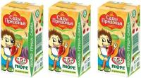 Пюре Сады Придонья яблоко, груша, слива, c 5 месяцев, Tetra Pak