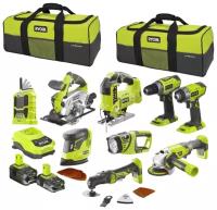 Набор аккумуляторного электроинструмента RYOBI R18CK9-LL525S