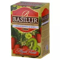 Чай черный Basilur Magic fruits Strawberry&Kiwi в пакетиках