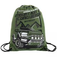 BRAUBERG Сумка для обуви Mountain conqueror 270286, зеленый