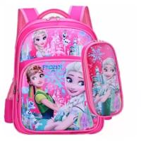Детский школьный рюкзак для девочек "Эльза 2", розовый