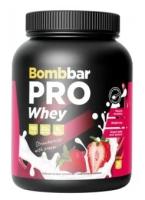 Bombbar PRO Whey protein Протеиновый коктейль "Клубника", 900г