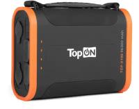 Внешний аккумулятор TopON TOP-X100 96000mAh Type-C PD 60W, USB1 QC3.0, USB2 12W, 2 авторозетки 180W, фонарь, защита от брызг, Li